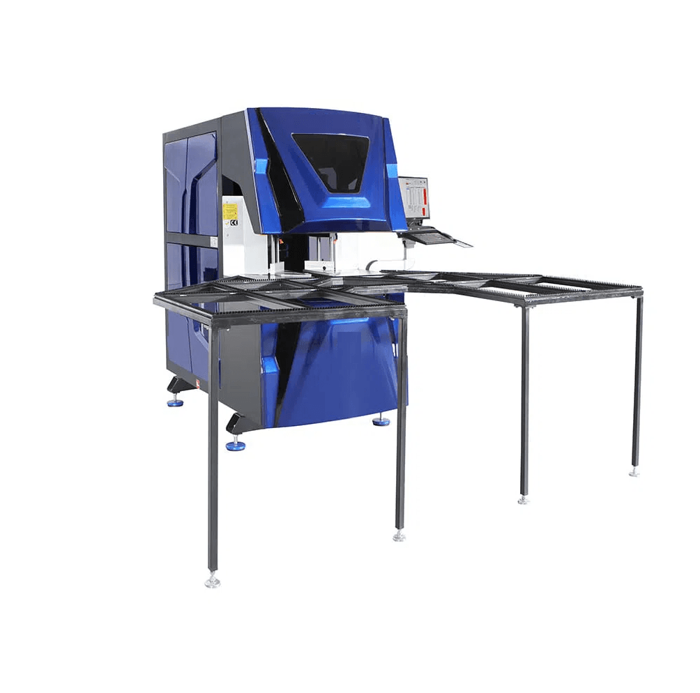 Mașina de Curațat Colturi CNC ptr. Profile PVC (2 axe) - OMR119
