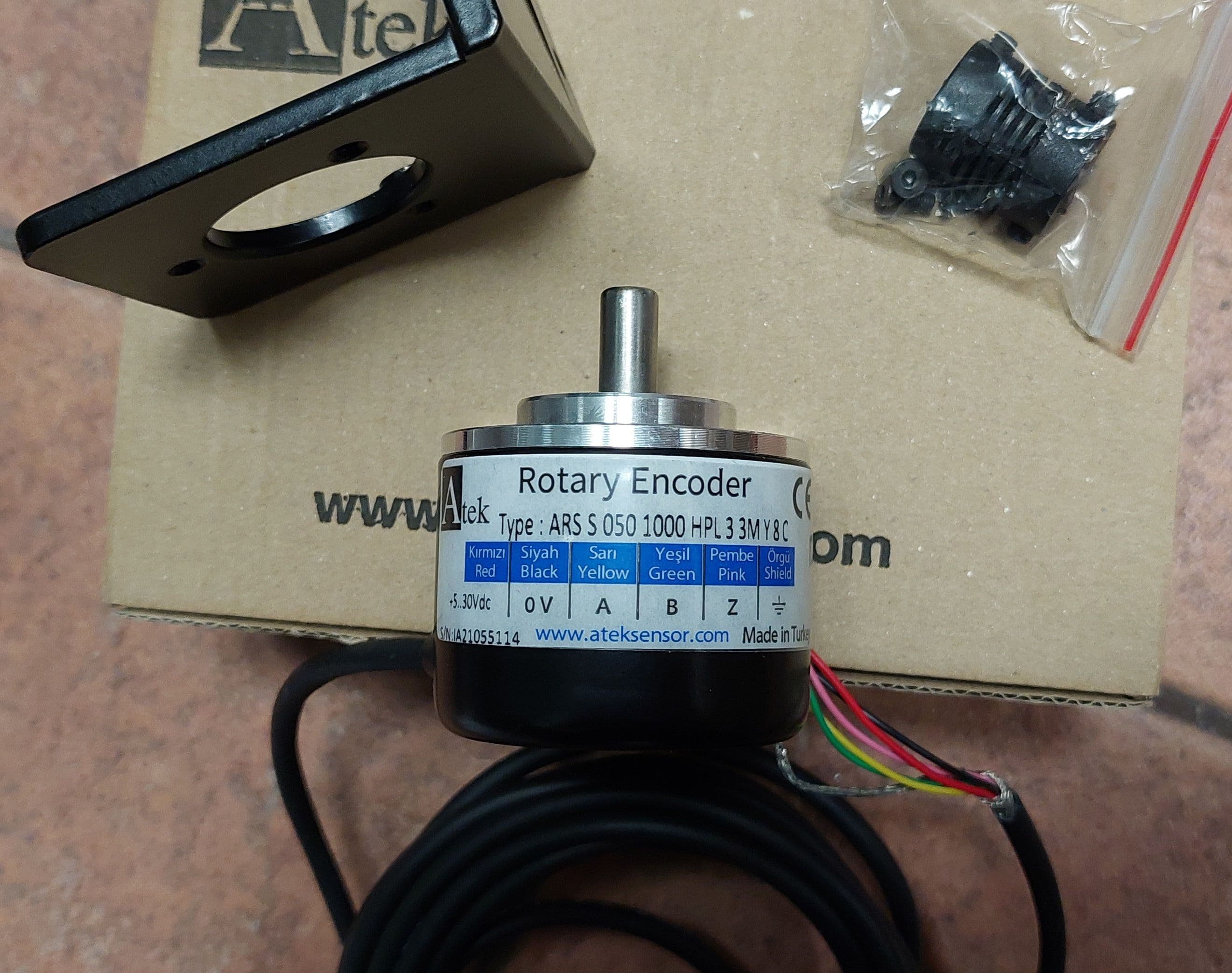 Encoder Incremental cu Arbore - ATEK