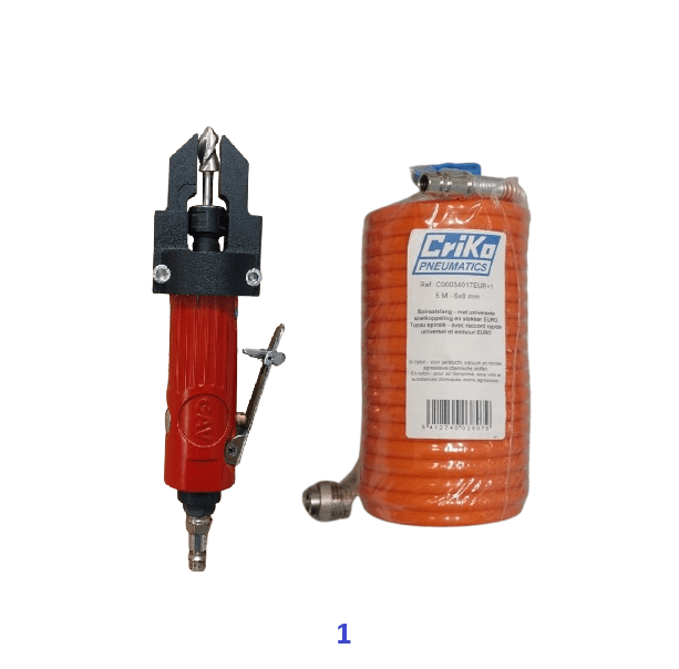 Freză Manual Pneumatic pentru Frezare Colțuri Profile PVC