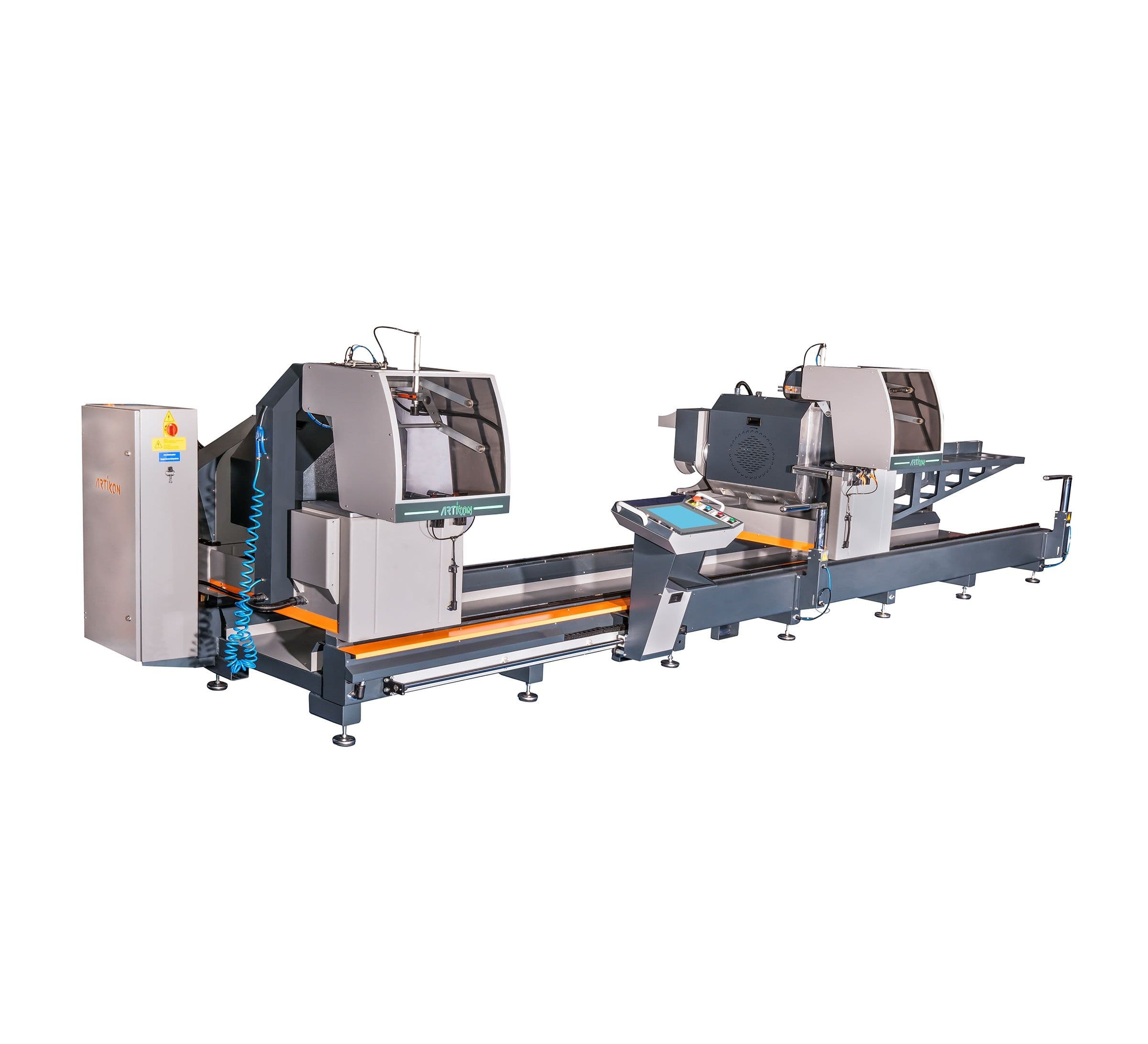 Masina de Debitat Profile Aluminiu & PVC (2 capete) cu Servomotor (Ø600mm) - DS631