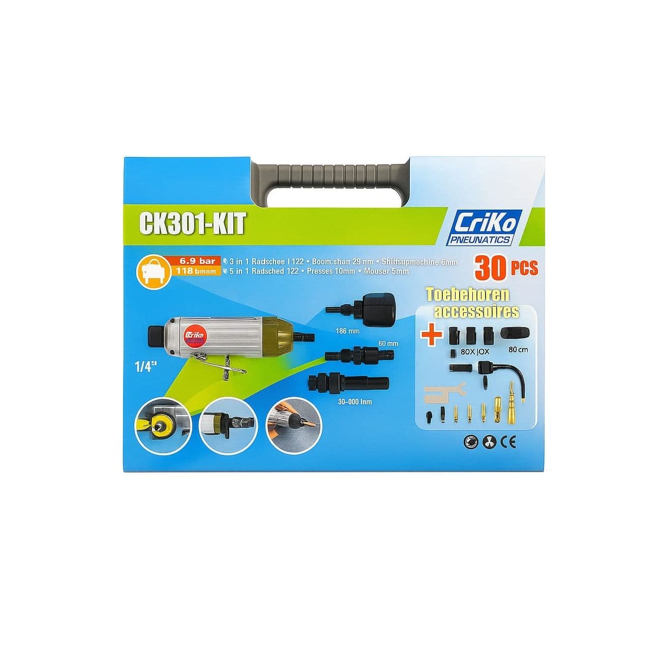 Freza de Mana Pneumatic - CRIKO