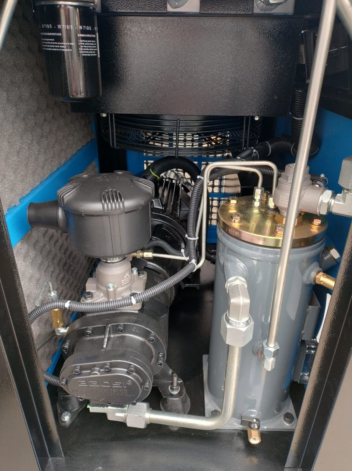Compresor de Aer Silențios 7.5kW cu Butelie (500lt) - ZELFIR