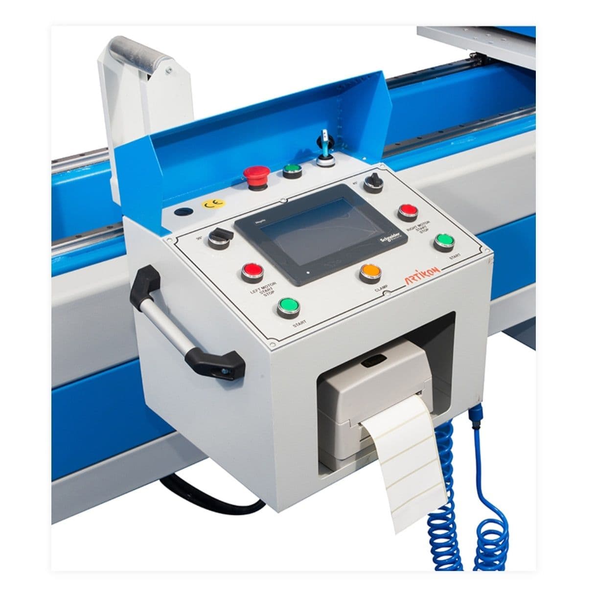 Masina de Debitat Aluminiu & PVC 2 capete cu Servomotor (Ø500) - DS501